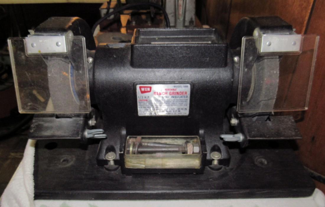 Wen 1800 1/2HP Bench Grinder Works ! (1 of 2)