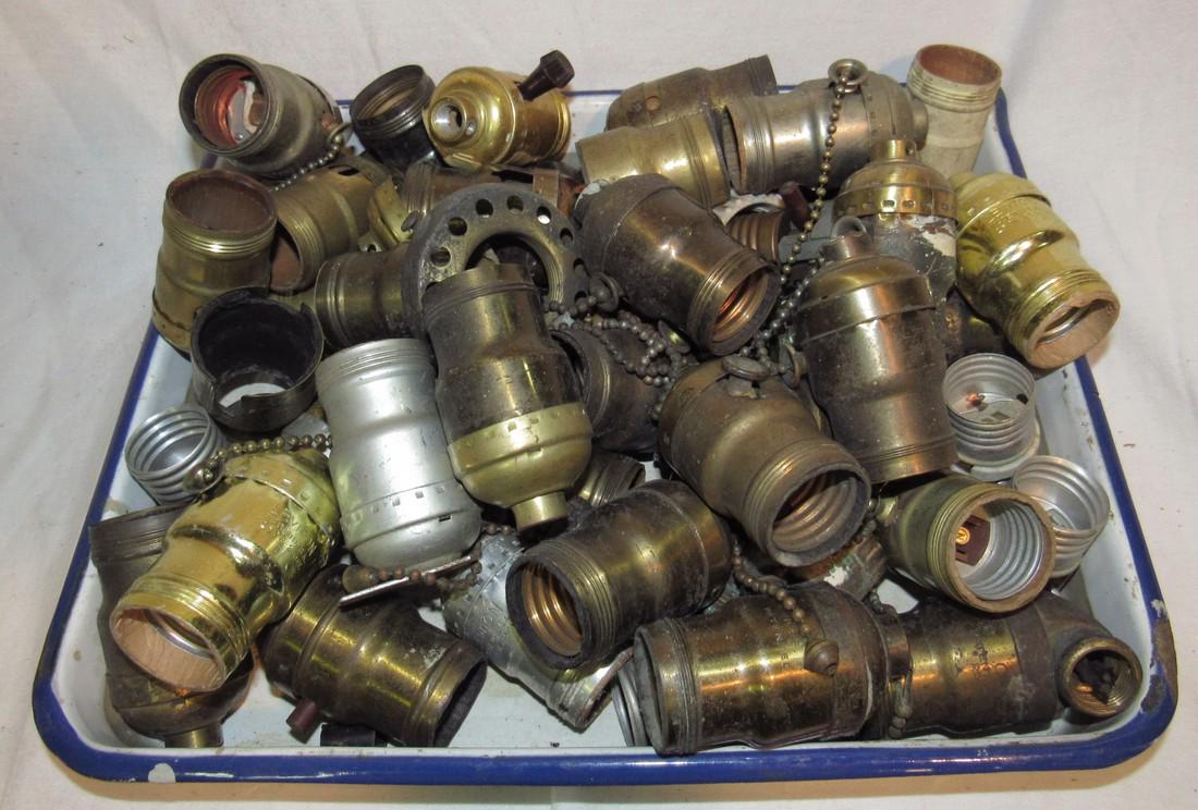 Antique & Vintage Light Socket Outlet Parts (1 of 2)