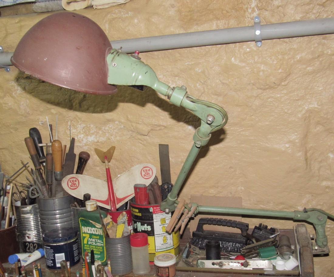 2 Vintage Adjustable Industrial Lights (1 of 4)