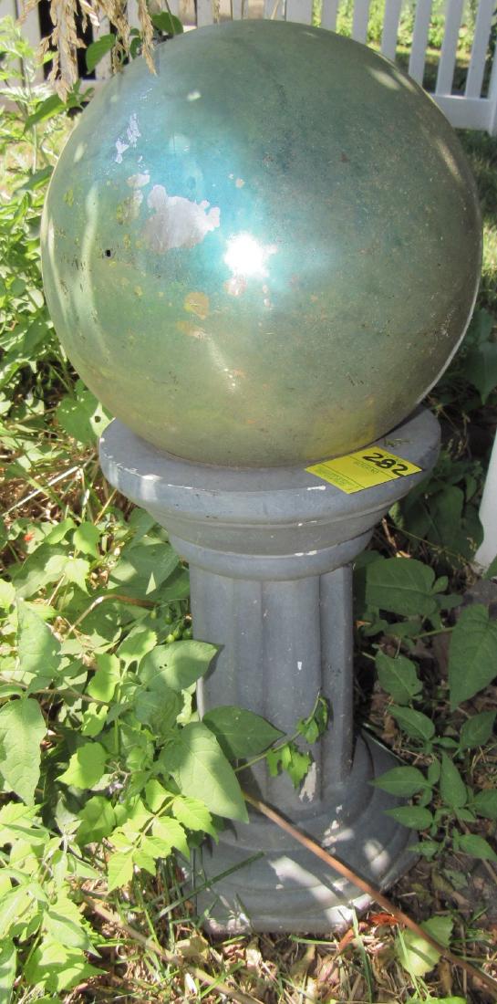 Gazing Ball w/ Plastic Base (1 of 1)