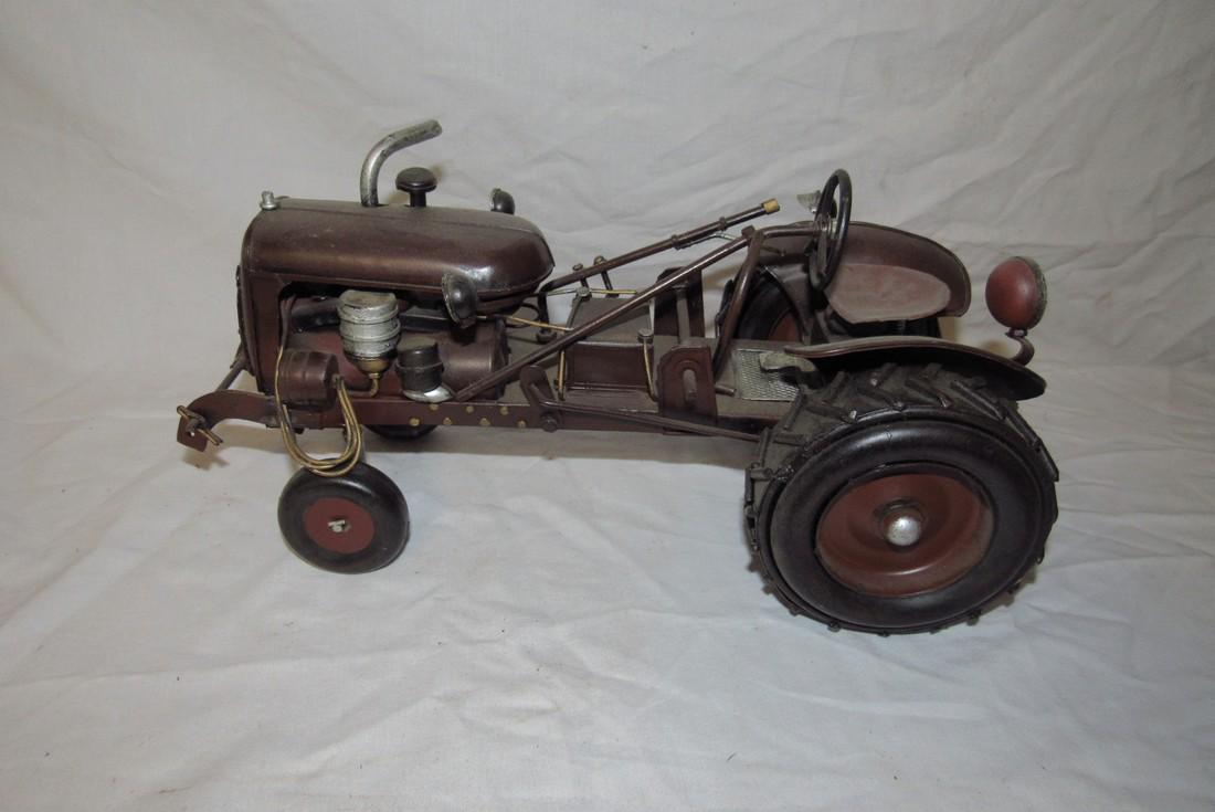 Tin Tractor: Approx. 13" long