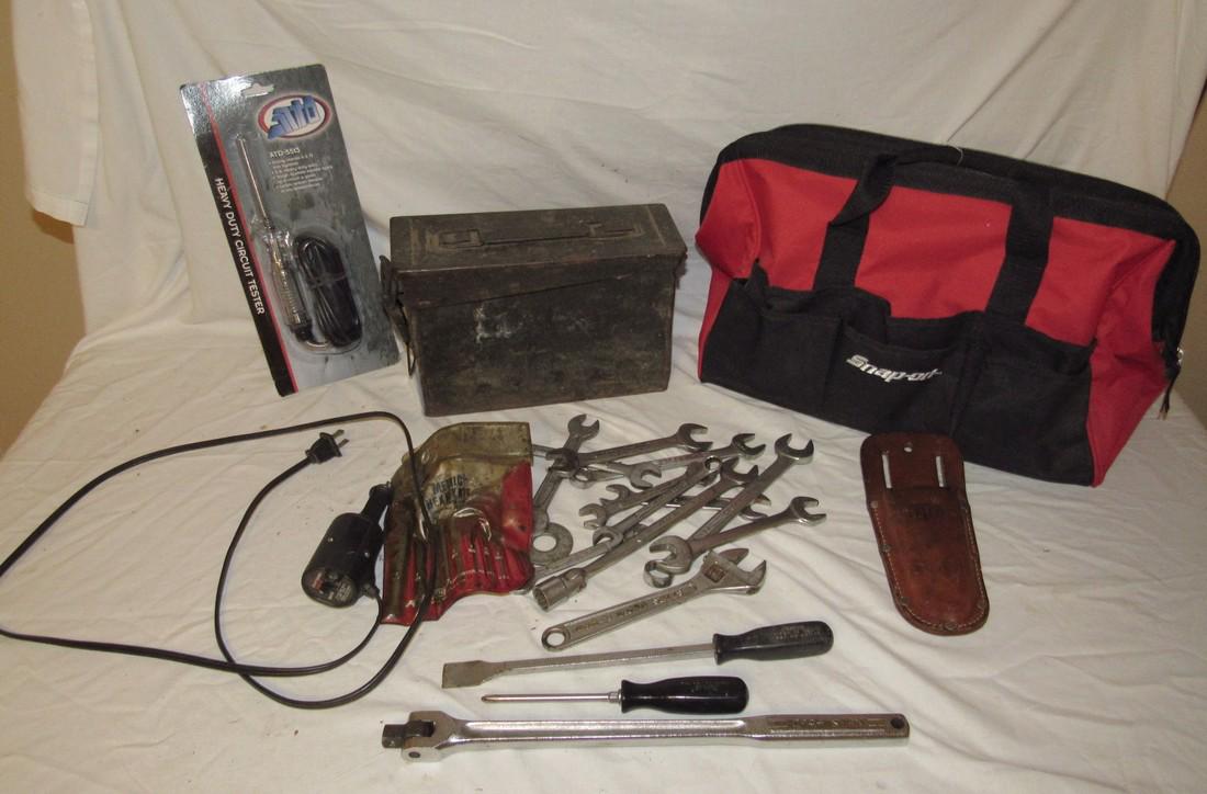 Snap On Screw Driver Chisel Tool Bag Ammo Box (1 of 5)