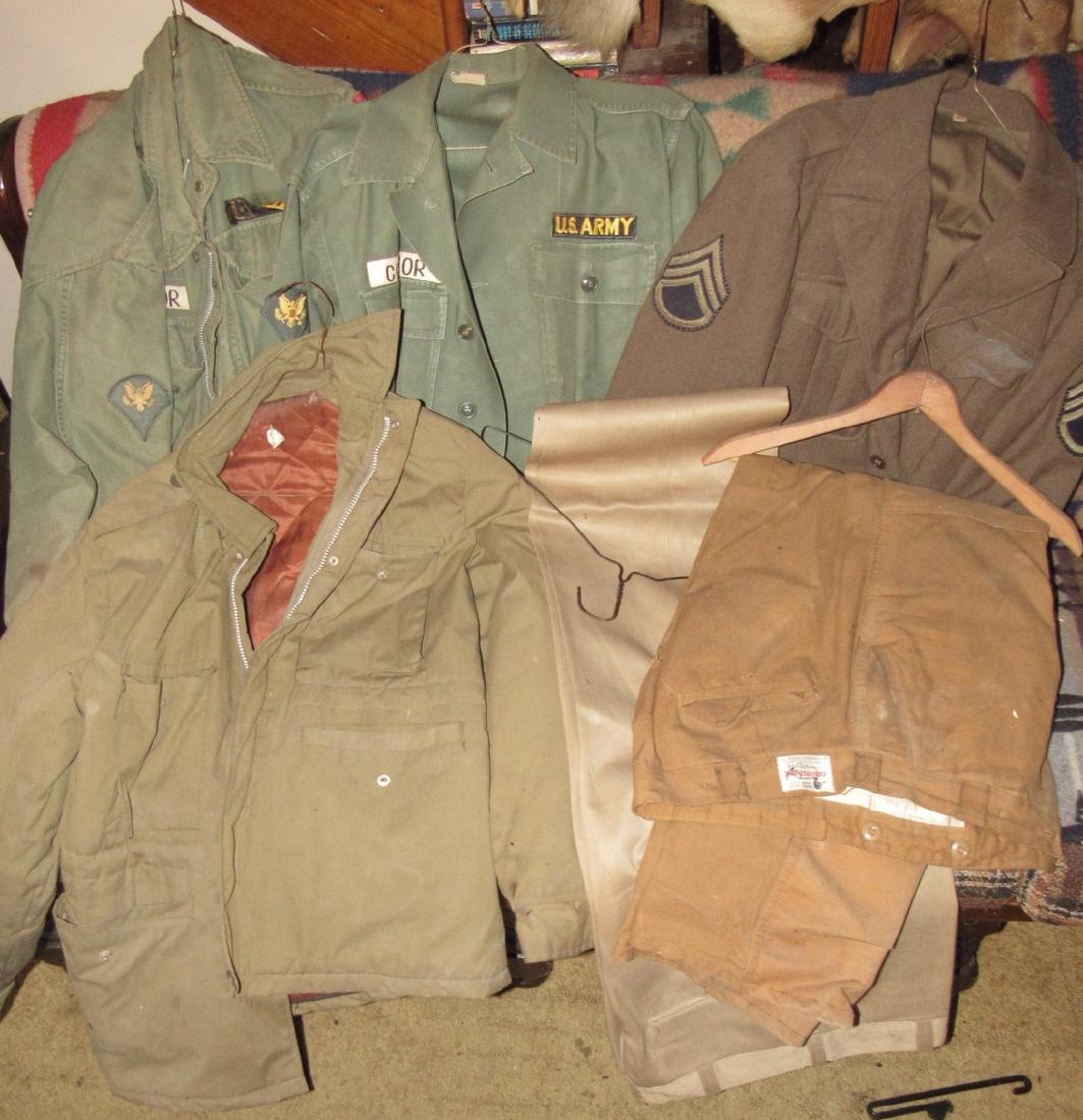 US Army Military Jackets & Hunting Pants (1 of 5)