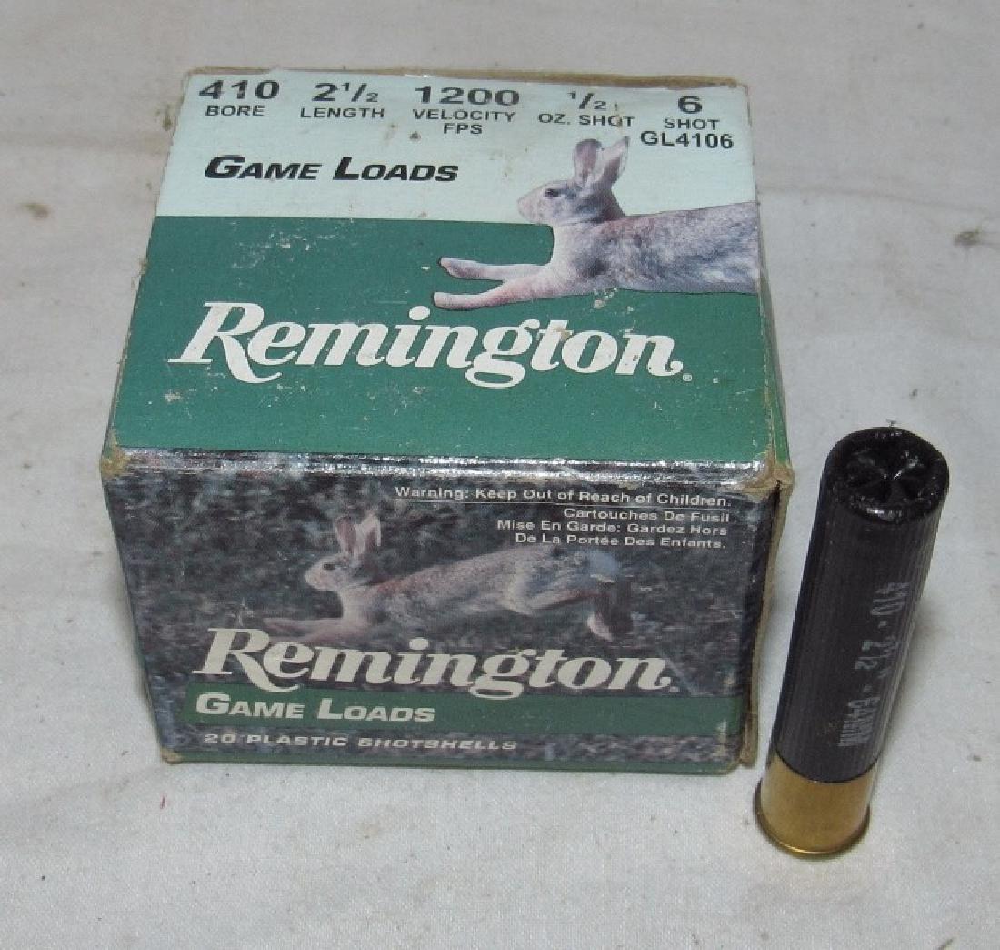Box of Remington 410 2 1/2" 6 Shot Shotgun Shells (1 of 2)