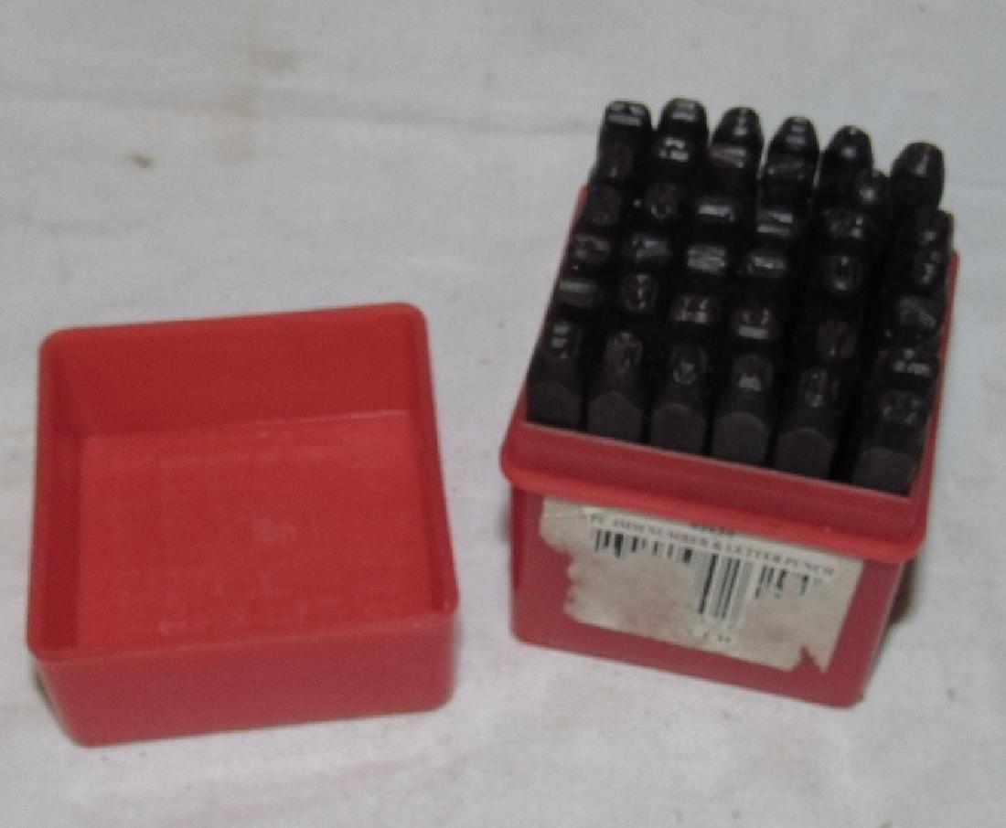 4mm 5/32" Steel Letter & Number Punches (1 of 2)