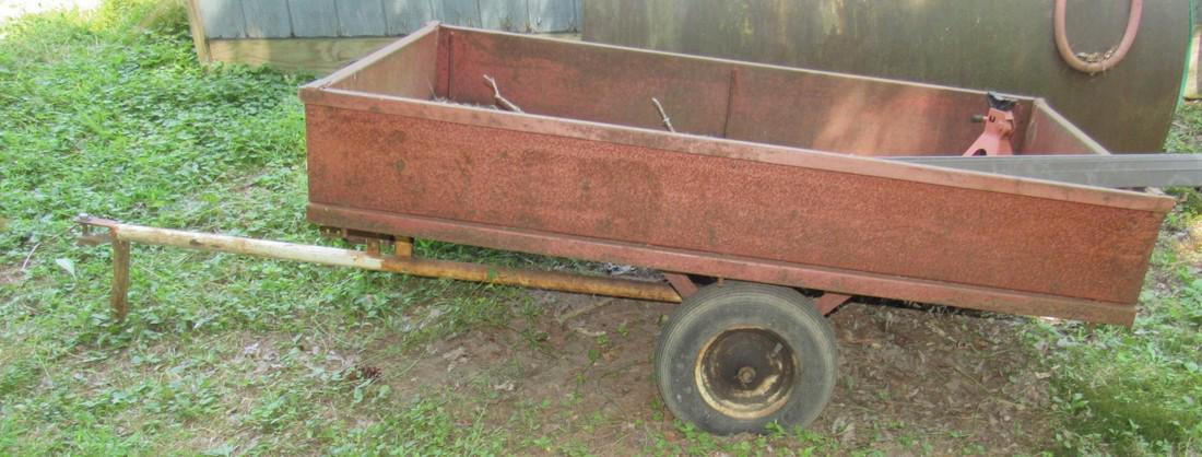Garden Dump Cart Wagon Trailer (1 of 3)