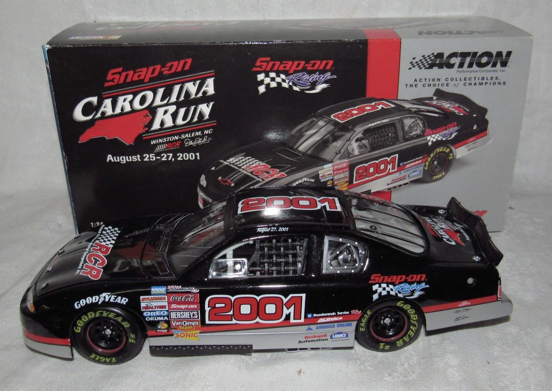 2001 RCR Racing Snap On Tools Diecast 1:24 Scale Car: Richard Childress Racing Action Carolina Run Stock Car