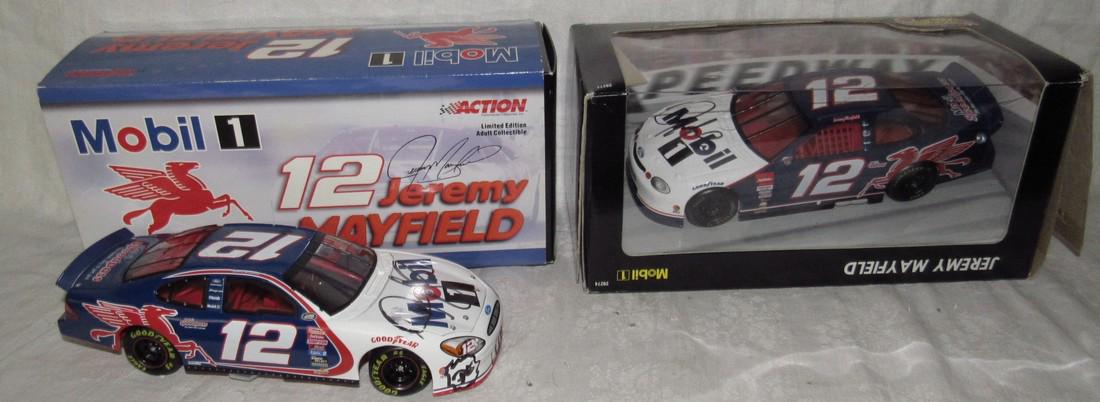 2 Jeremy Mayfield Autographed Diecast Nascar Stock Cars (1 of 5)