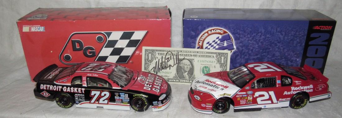 Mike Dillon Nascar Action Stock Cars w/ Autograph & (1 of 4)