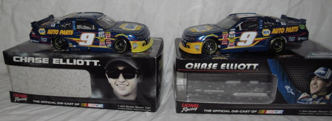 Chase Elliot #9 Lionel Racing Action Diecast: 1:24 Scale. Getting both, the one on right is signed