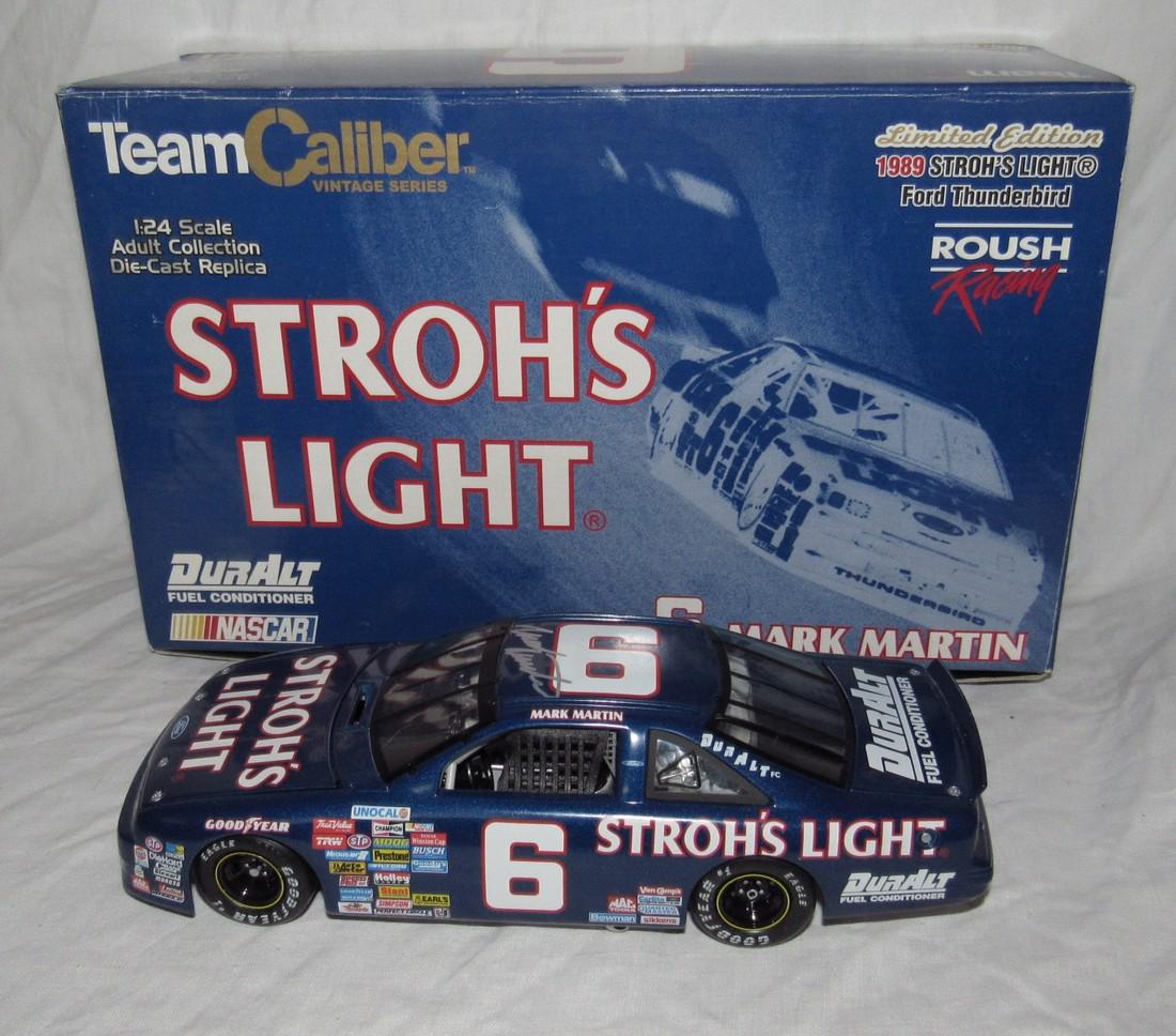 Mark Martin Team Caliber Autographed Strohs Light Car (1 of 3)
