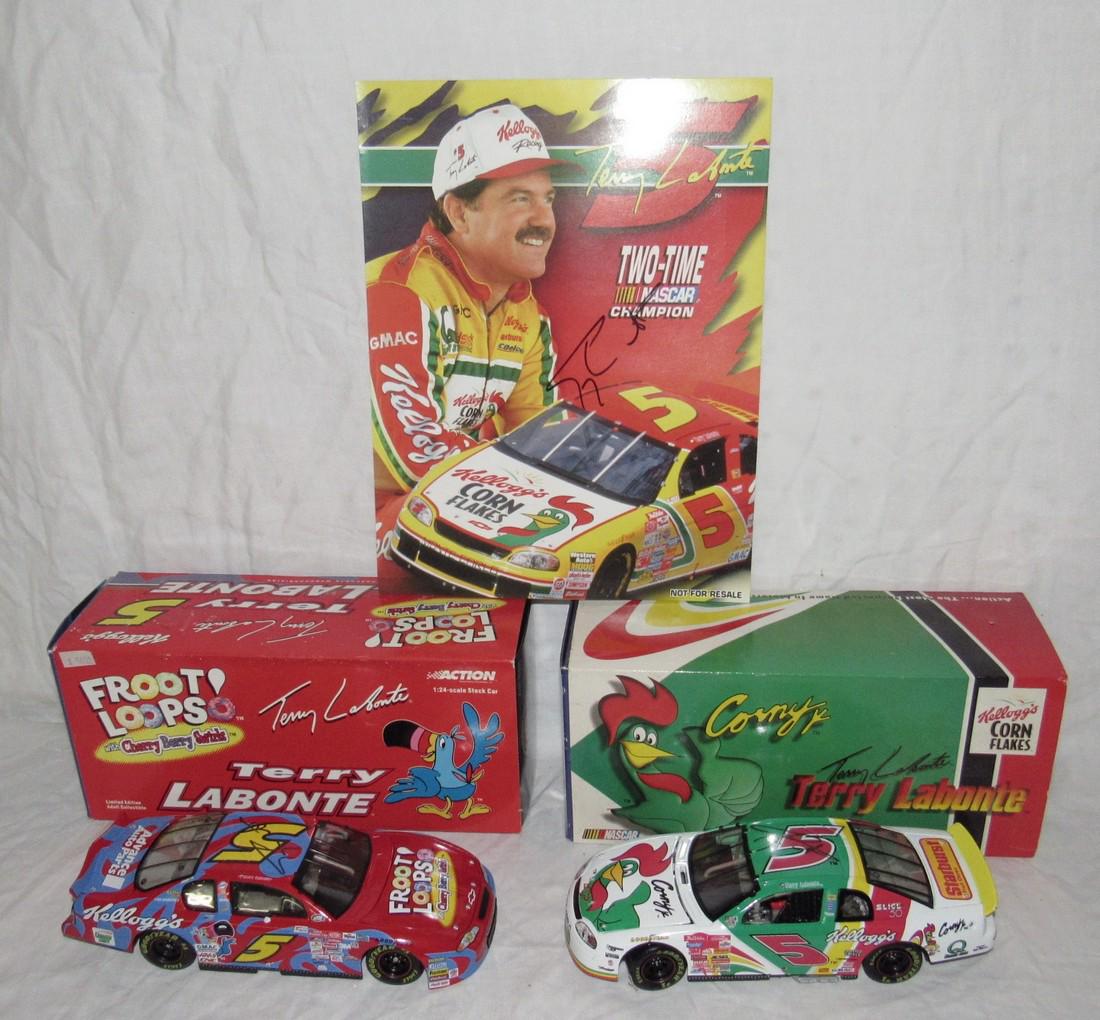 Terry Labonte Kelloggs Fruit Loops Autographed Cars & (1 of 6)