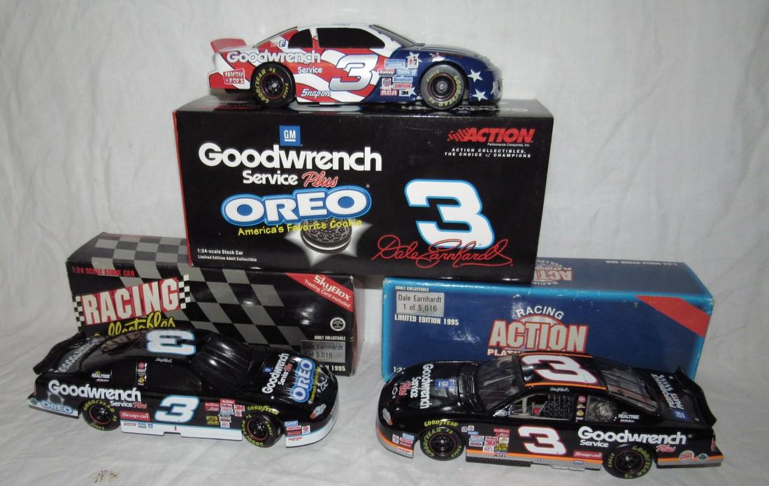 Dale Earnhardt #3 Action Racing Collectibles 1:24 Scale: 3 Nascar Racing Diecast cars