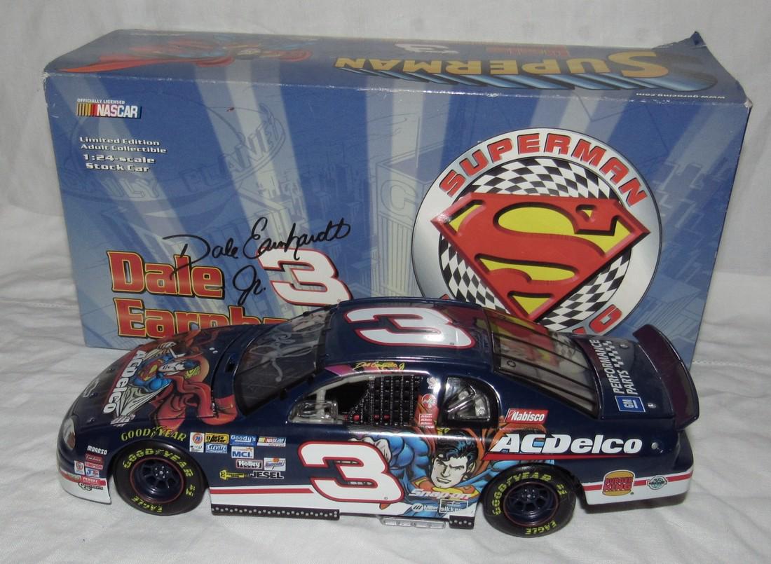 Dale Earnhardt Jr Superman Autographed Nascar 1:24: Action Diecast Nascar