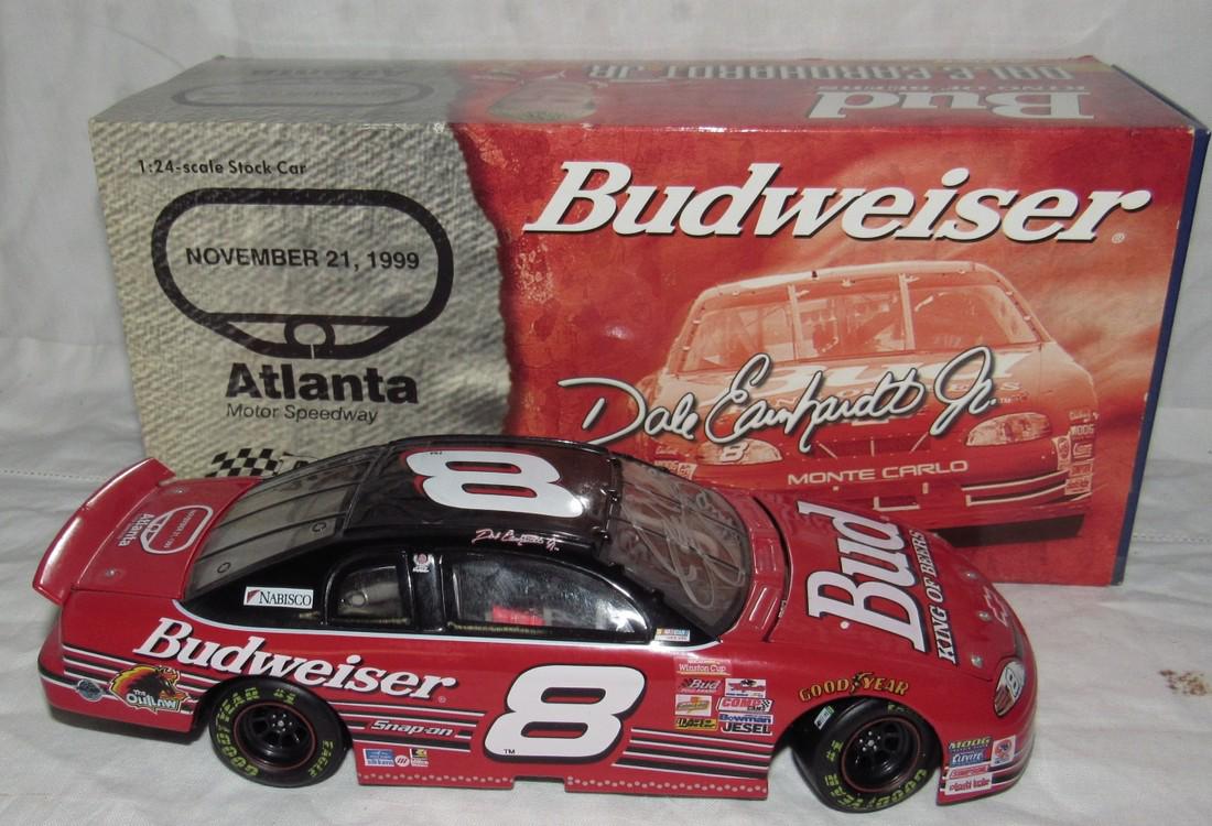 Dale Earnhardt Jr Autographed Budweiser #8 Nascar Car: 1:24 Scale Action Diecast Signed Car