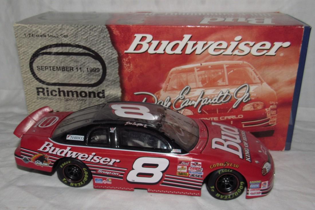 Dale Earnhardt Jr #8 Budweiser Autographed 1:24 Scale: Diecast Action Racing Stock Car