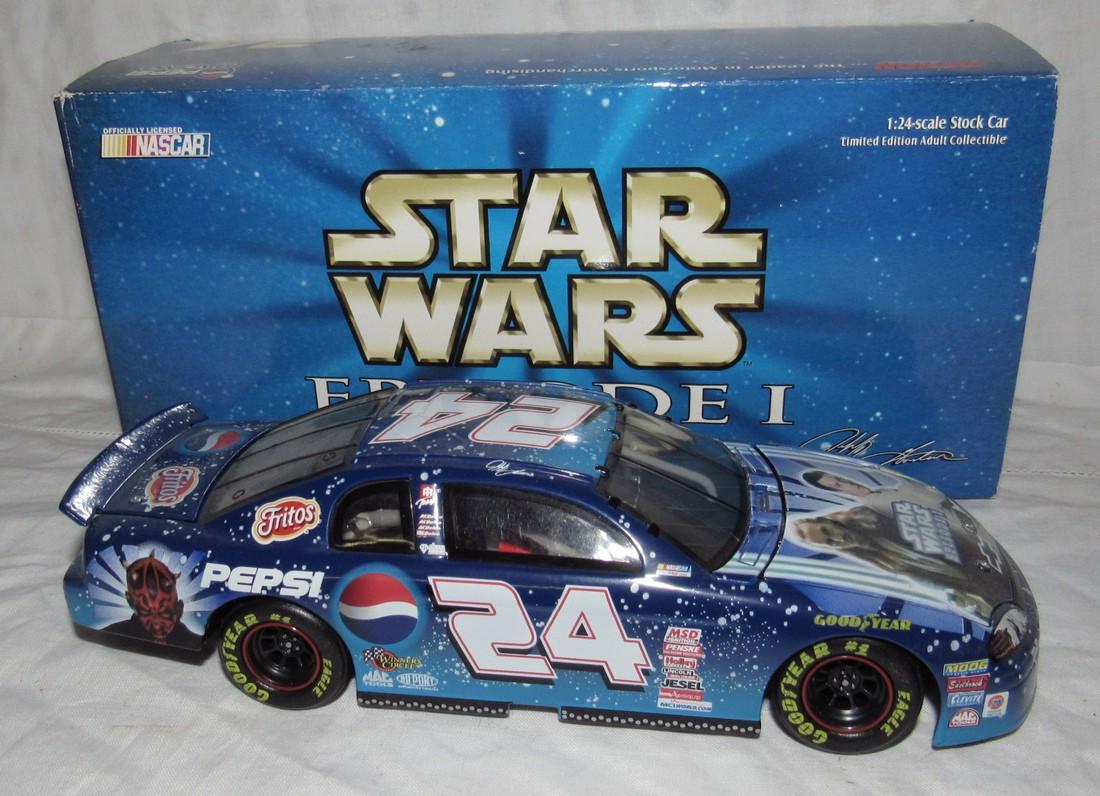 Jeff Gordon Star Wars Episode I Diecast Nascar Stock: 1:24 Scale Action Racing Car