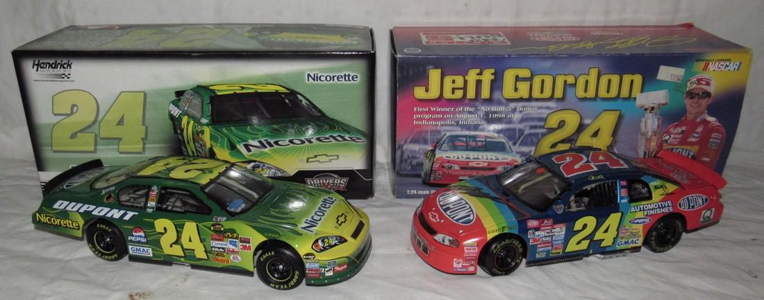 Jeff Gordon Autographed Dupont Car & Nicorette Die Cast (1 of 3)