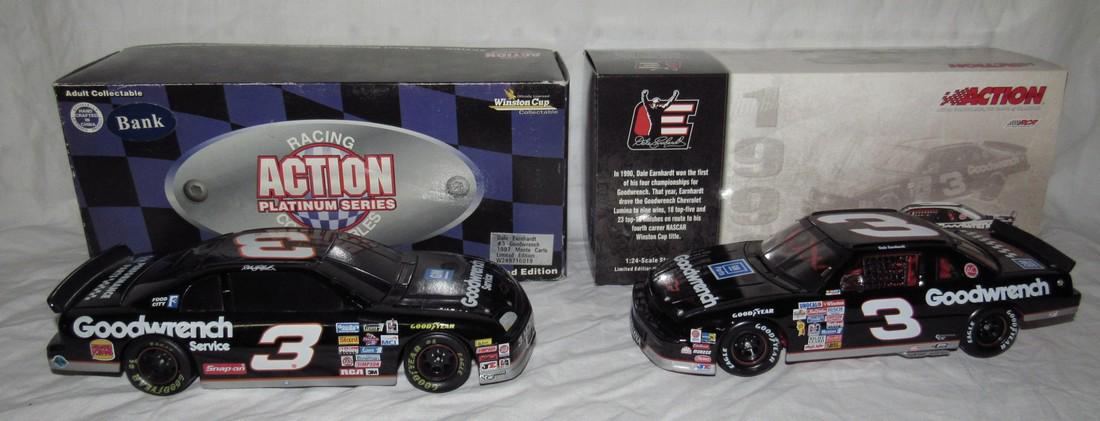 2 Dale Earnhardt Action Diecast Nascar Racing Banks (1 of 3)