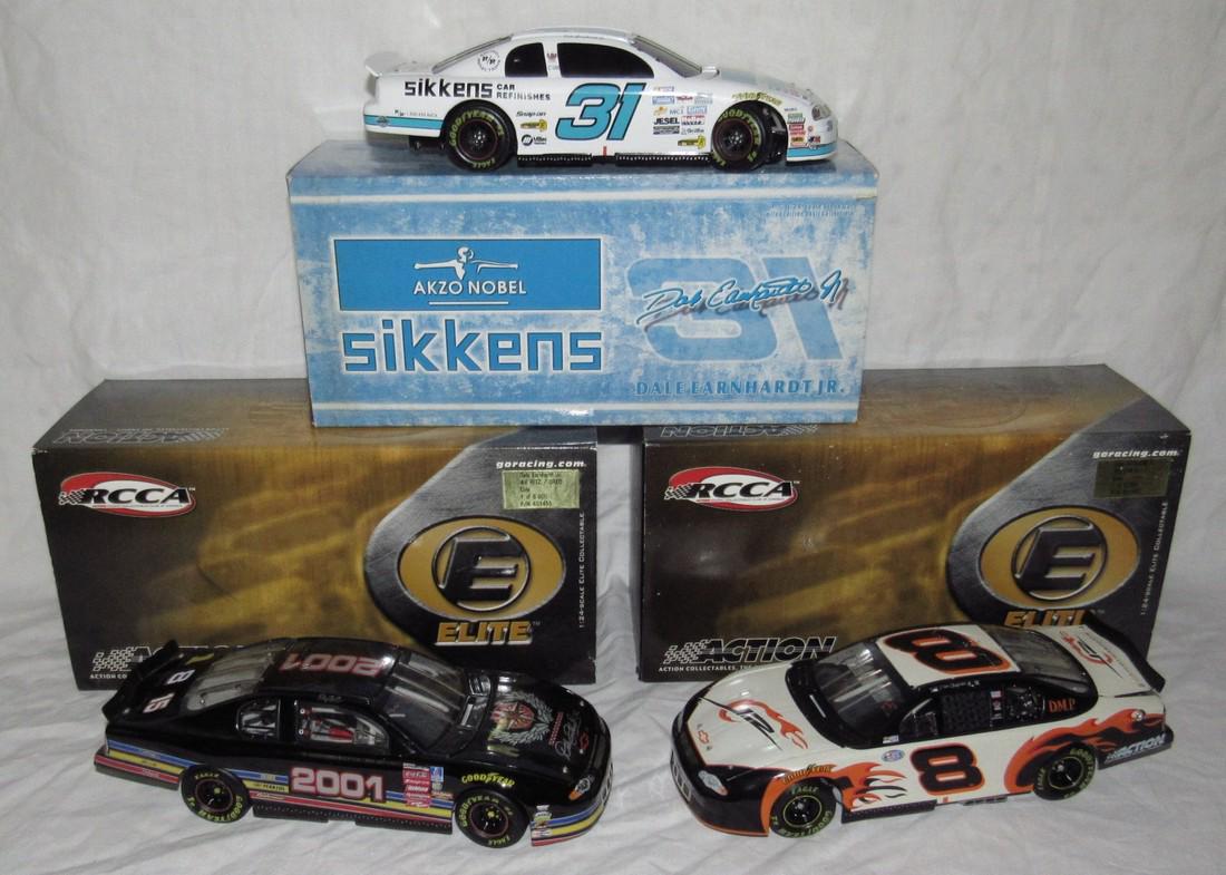 3 Dale Earnhardt Jr Nascar Diecast 1:24 Scale Cars: Nascar Stock Cars