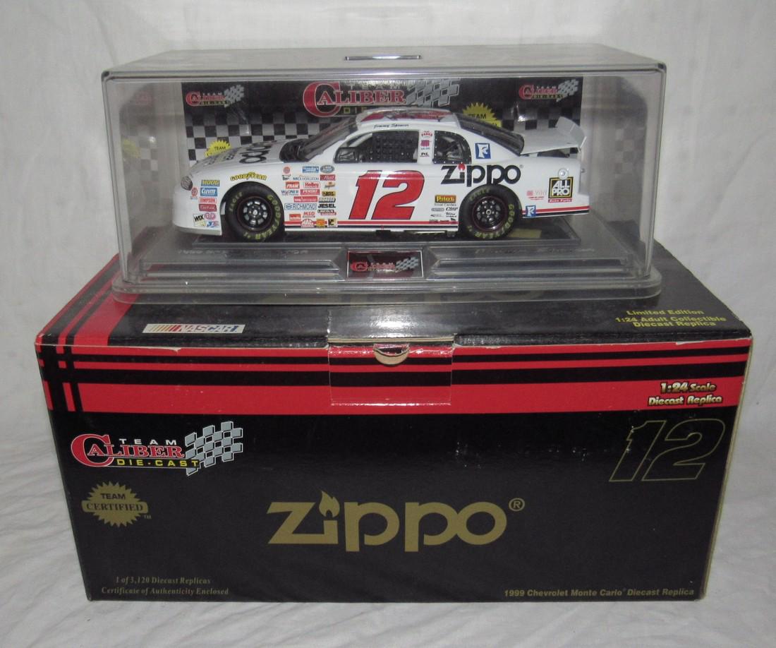 Jimmy Spencer Zippo Autographed 1:24 Scale Diecast Car: Diecast Signed Car