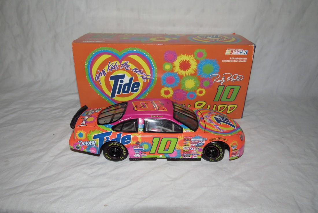 Ricky Rudd #10 Tide Autographed Diecast Nascar Car (1 of 2)