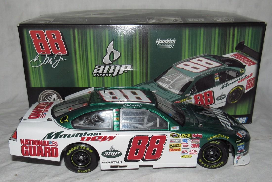 Dale Earnhardt Jr Mtn Dew Amp Energy Autographed Car: 1:24 Scale Diecast 2008 Impala SS