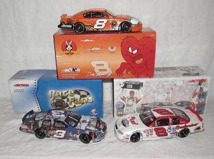 3 Dale Earnhardt Jr Action Nascar Racing Diecast Cars