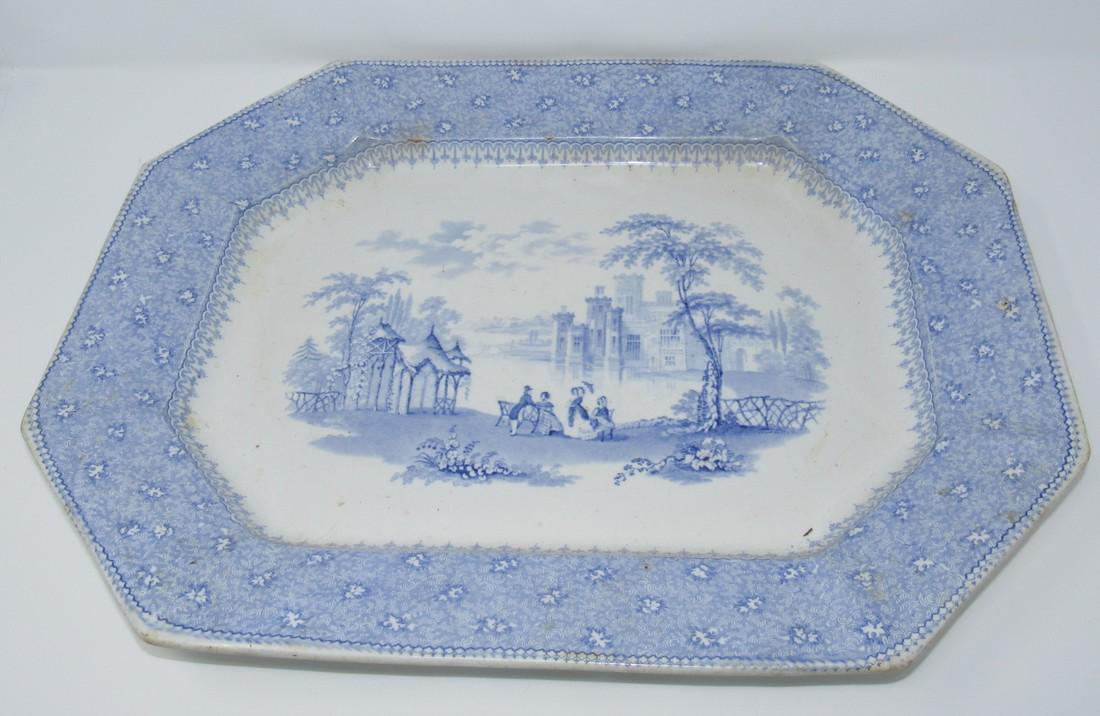 Garden Scenery TJ Mayer Transferware Platter (1 of 4)