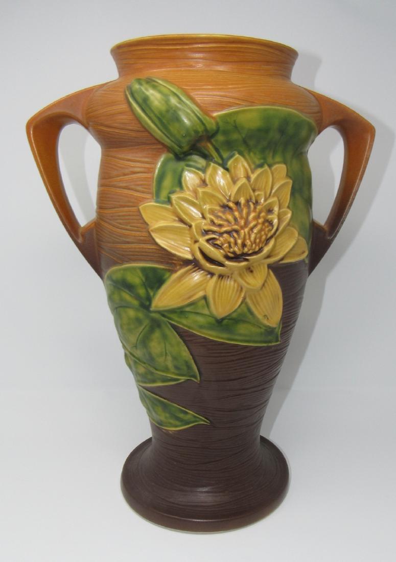 Roseville 84-16" Water Lilly Vase: Approx. 16 1/2" tall.