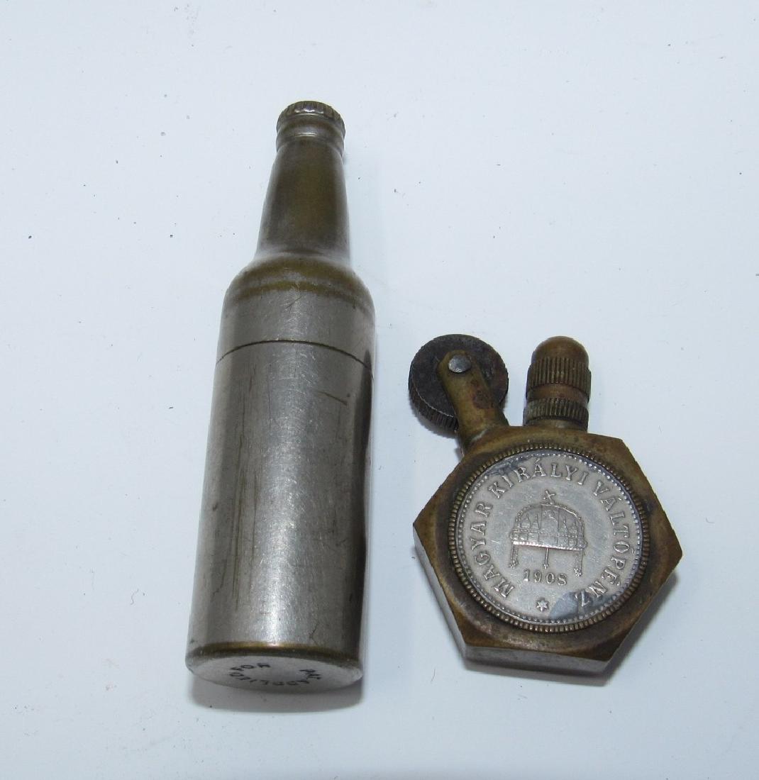 2 Antique Lighters Kemco & Brass (1 of 2)