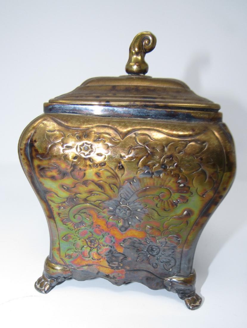 Silverplate Tea Caddy (1 of 2)