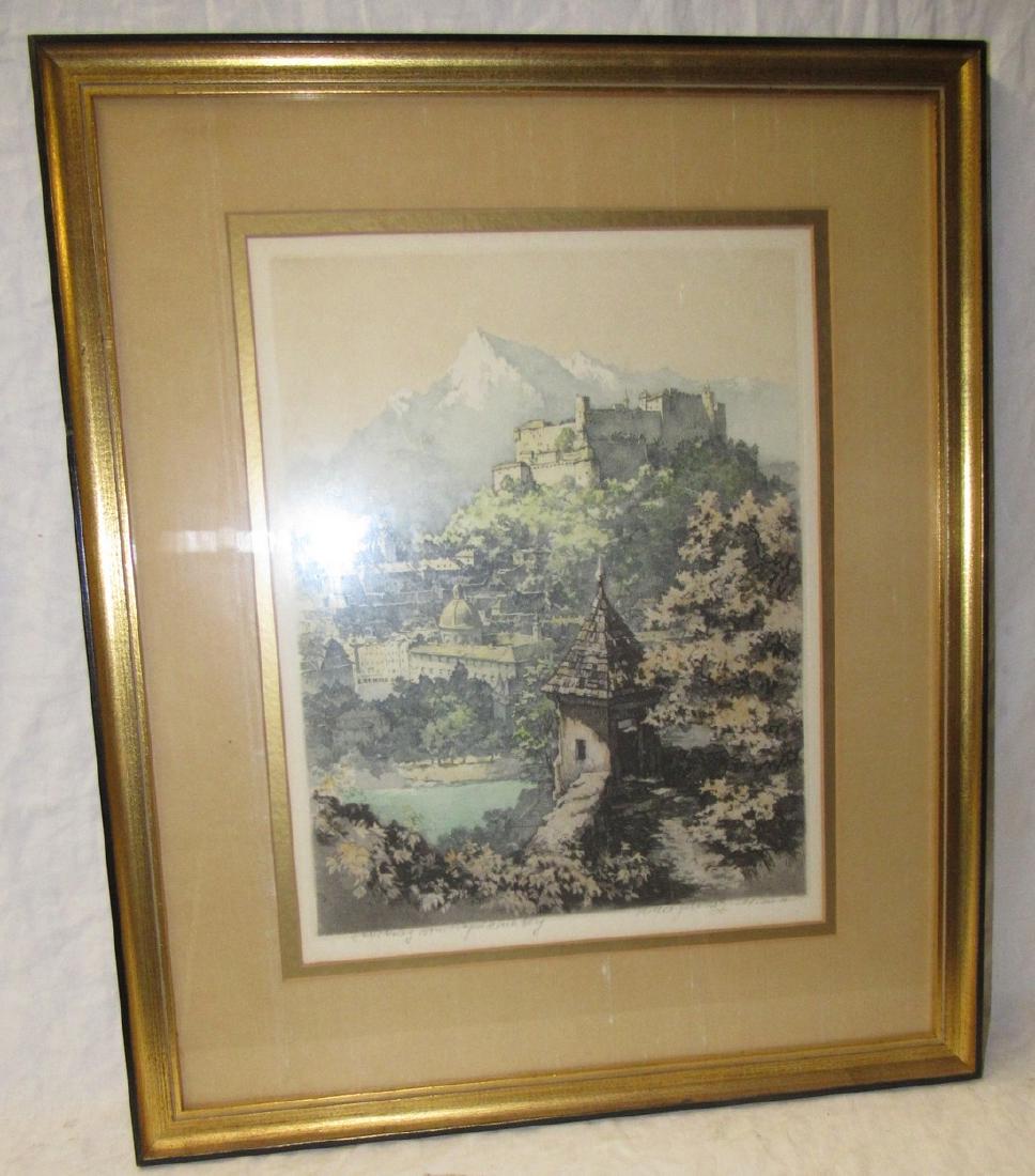 Carl Schwetz Etching (1 of 6)