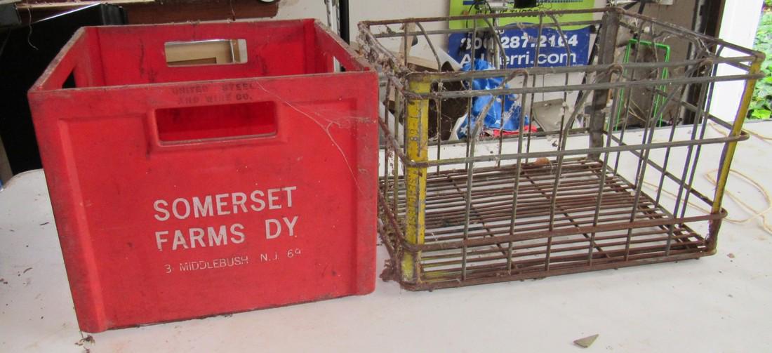 1968 Sealtest Wire Milk Crate & Somerset Dairy (1 of 1)