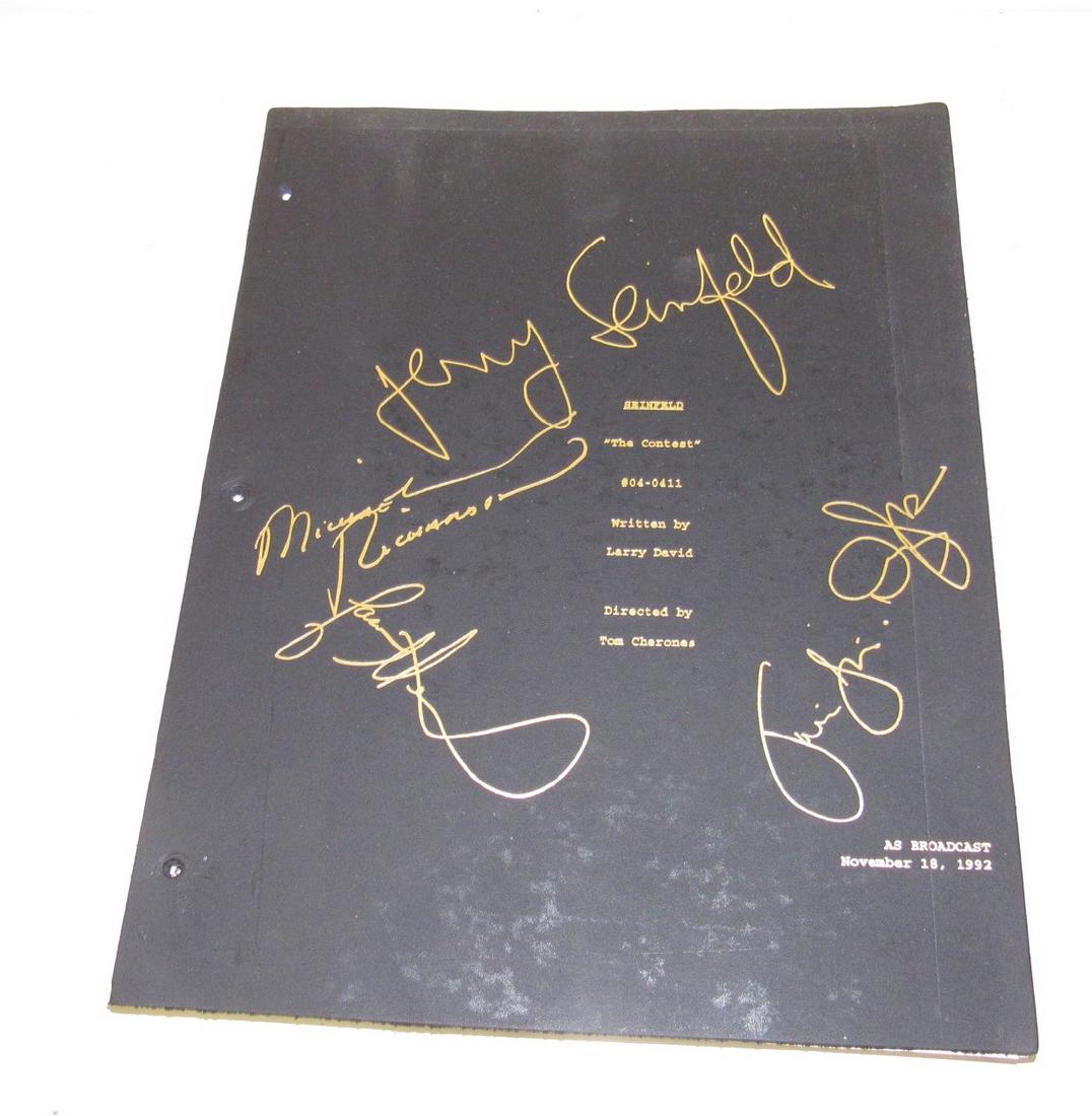 Seinfeld " The Contest" 1992 Script by Larry David (1 of 7)