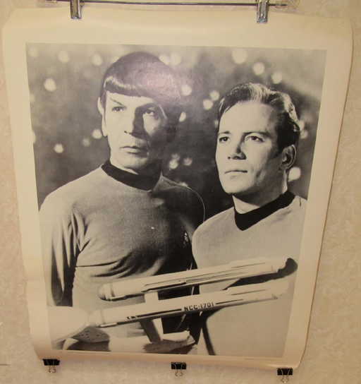 Original Star Trek Senor Spock & Captain Kirk Poster