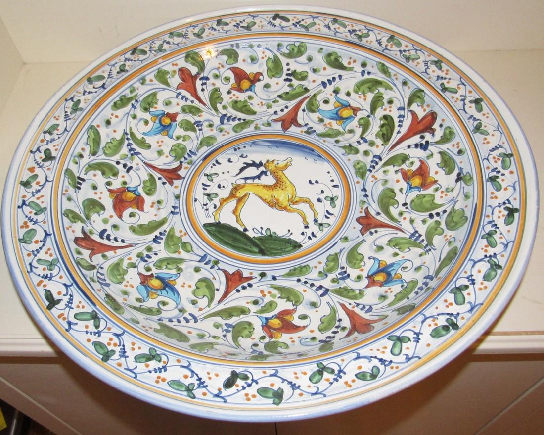 Large Pottery Charger (1 of 2)