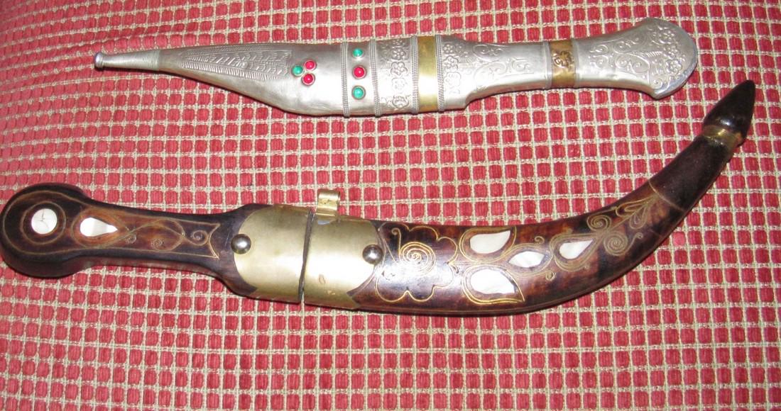 2 European Knifes: Longest is apprx. 10 1/2" long.