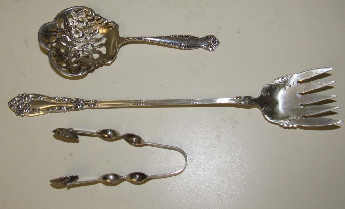Sterling Silver Serving Fork & Spoon (1 of 7)