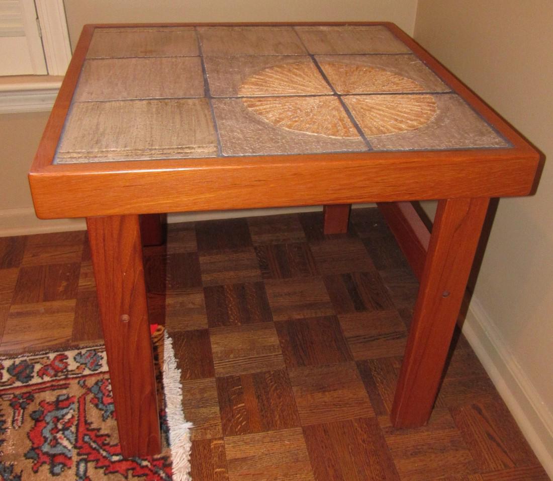 Trioh Danish Denmark Tile Top Table (1 of 4)