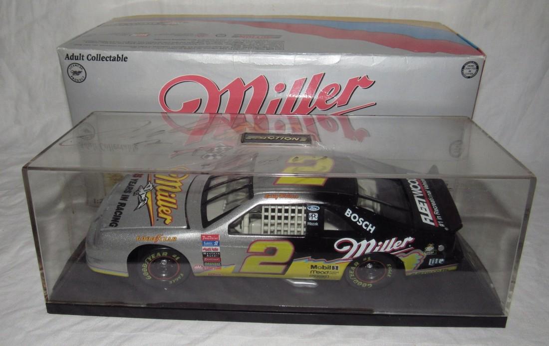 Rusty Wallace 1:24 Scale Car w/ Autographed Case (1 of 2)