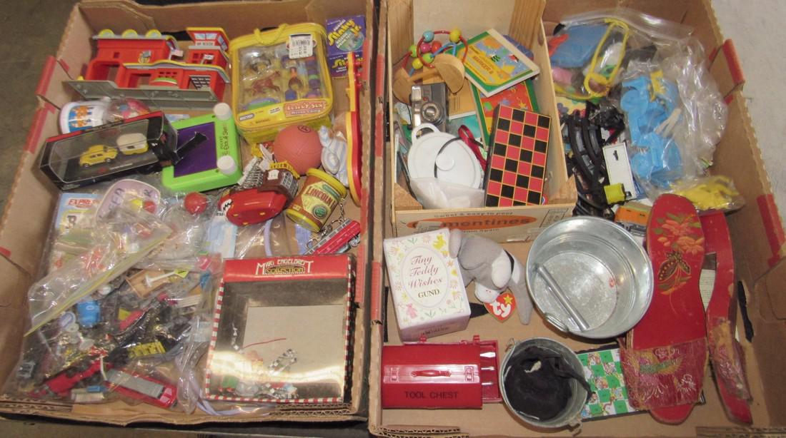 2 Boxes of Misc Vintage Toys (1 of 3)