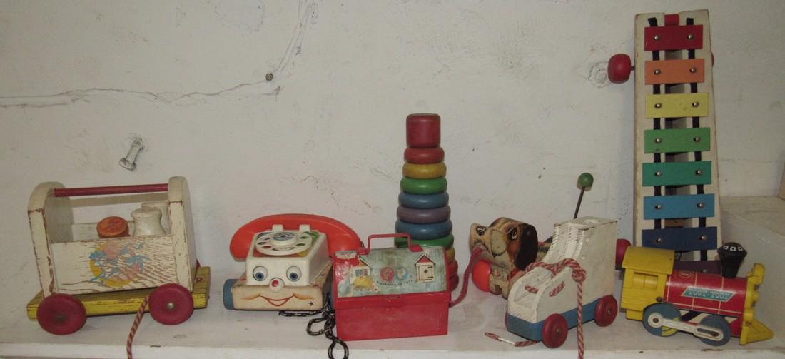 Fisher Price Pull Toys & Wooden Blocks (1 of 5)