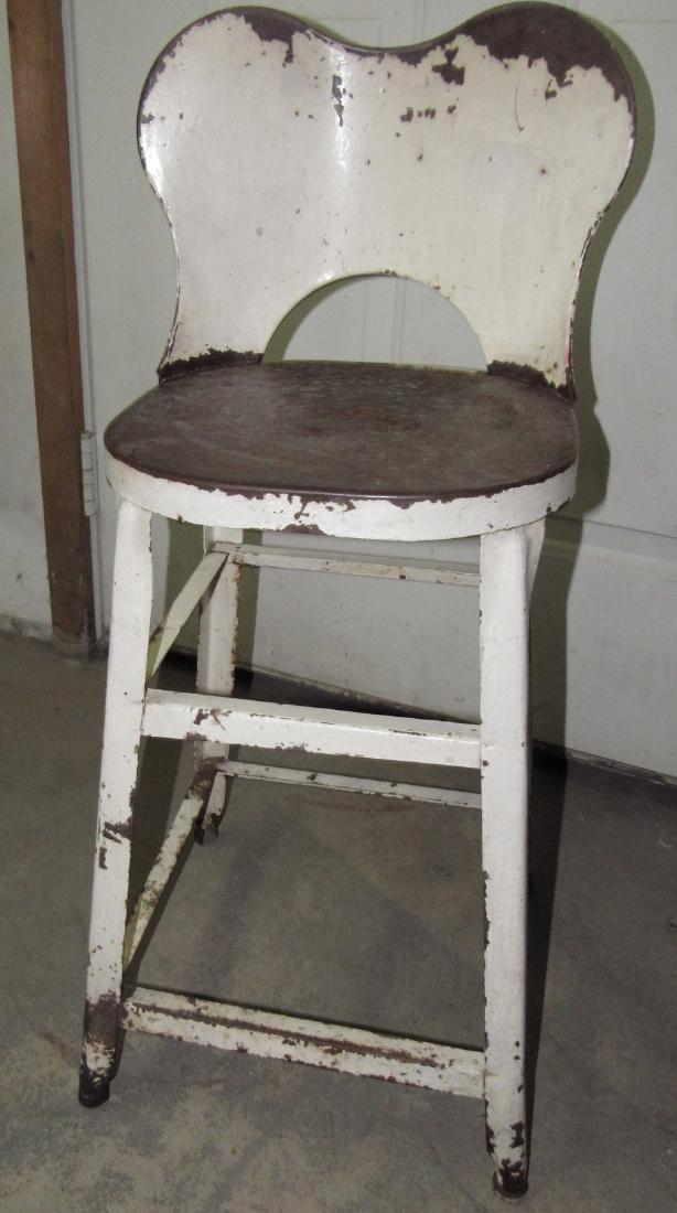 Vintage Metal Stool (1 of 2)