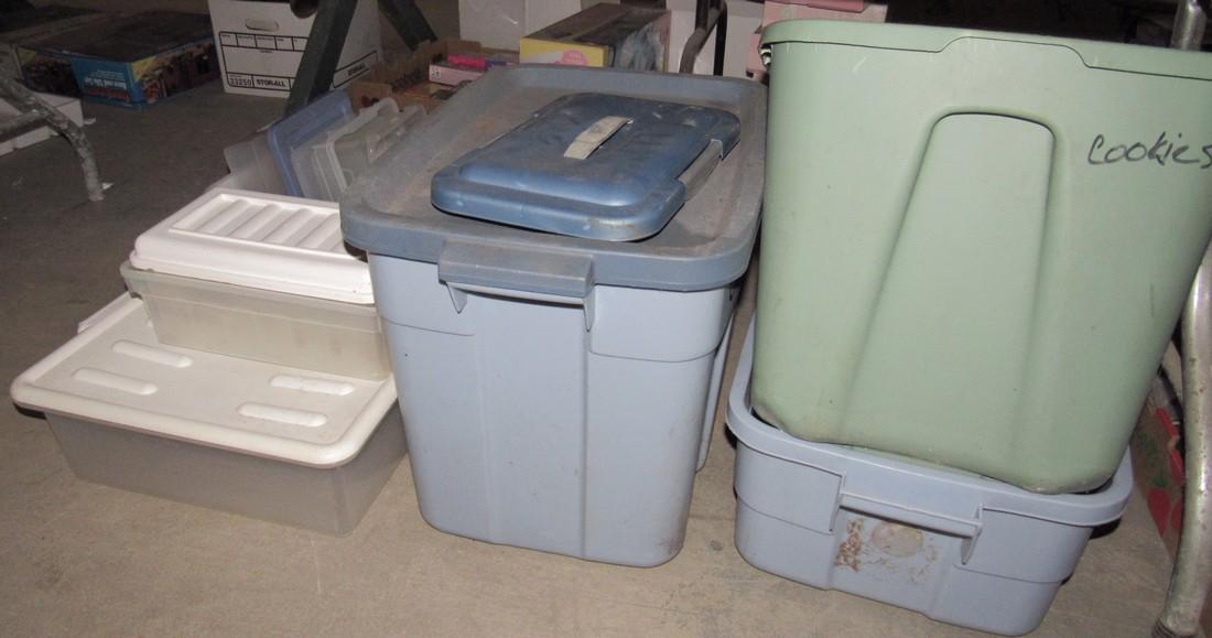 Plastic Totes / Bins (1 of 2)