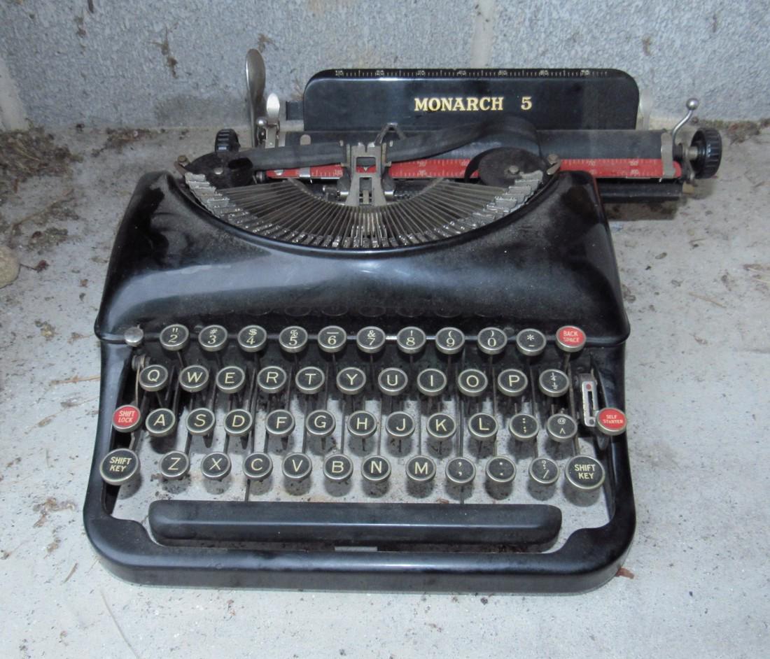 Remington Rand Monarch 5 Typewriter (1 of 2)