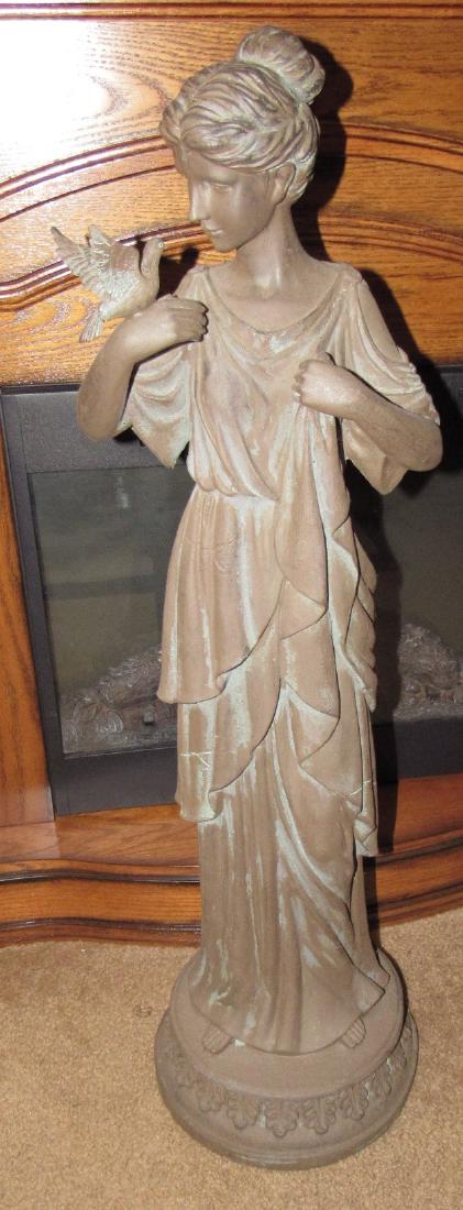 Home Trends Lady Joy Resin Statue: Approx 36" tall