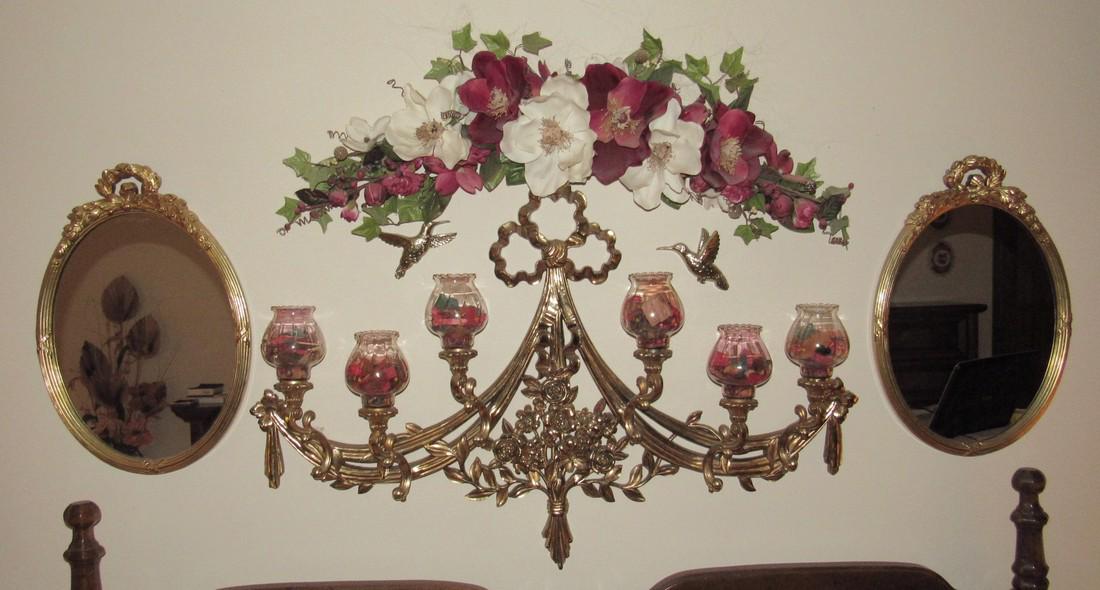 Mirrors Prints Candle Sconces Artificial Plants (1 of 7)