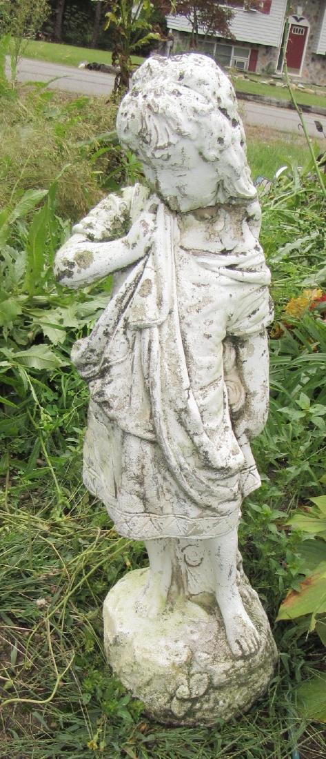 Concrete Girl Outdoor Statue (1 of 3)