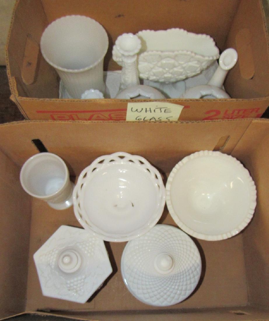Milk Glass Vases Candy Dishes Vases Box Lots (1 of 4)